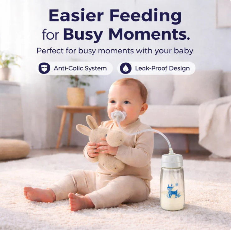 Hands Free Self Feeding Bottle - 150ml