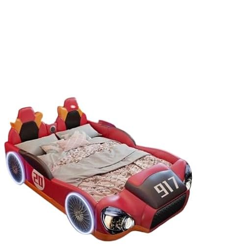 JOUETS BY EDUSPARK Super Car Bed with Light and Sound (Red)