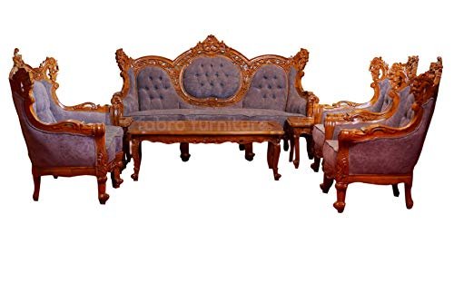 Fabro Teak Sofa Top Carving (Standard Size, Wooden)
